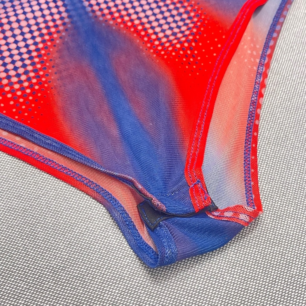 Futuristic Body-Print‎ Mesh Bodysuit - Picture 2 of 7